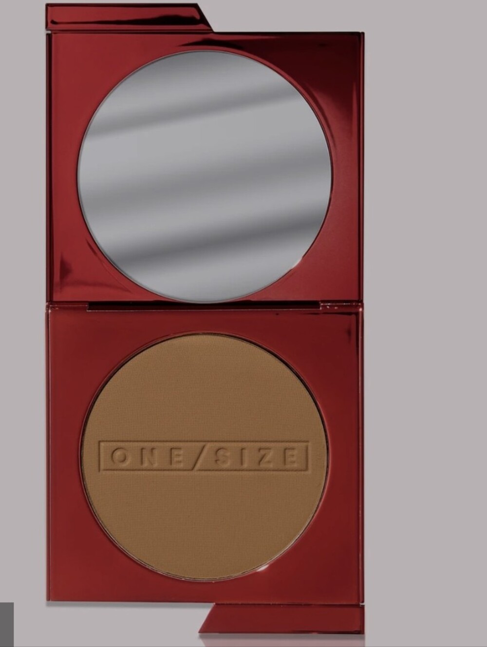 ONE/SIZE Pressed Powder Face Powder Compact - Medium Dark 3 R - Picture 1 of 3